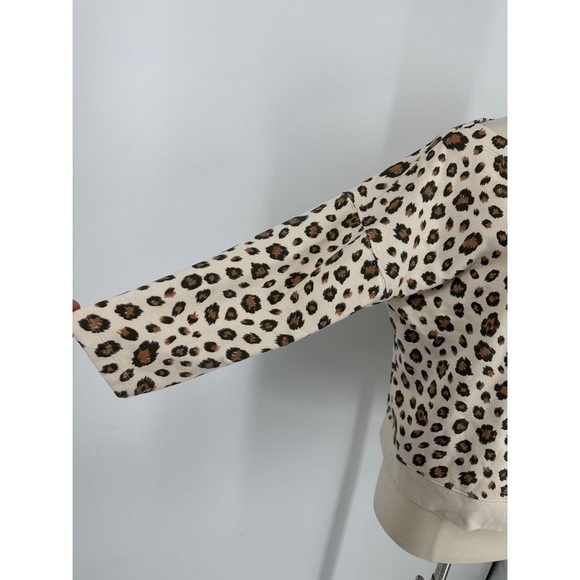 J Crew Animal Print Long Sleeve Sweatshirt - Picture 4 of 11